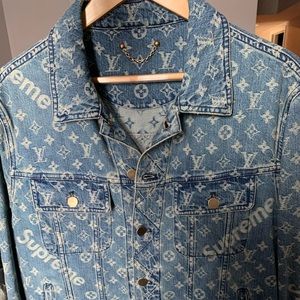 Louis Vuitton-Supreme collaboration Denim jacket